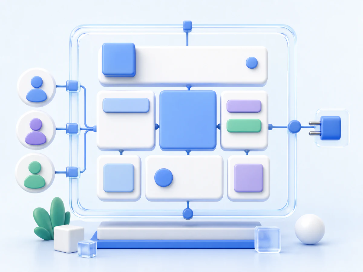 A website add-on being organised into a clear technical scope.